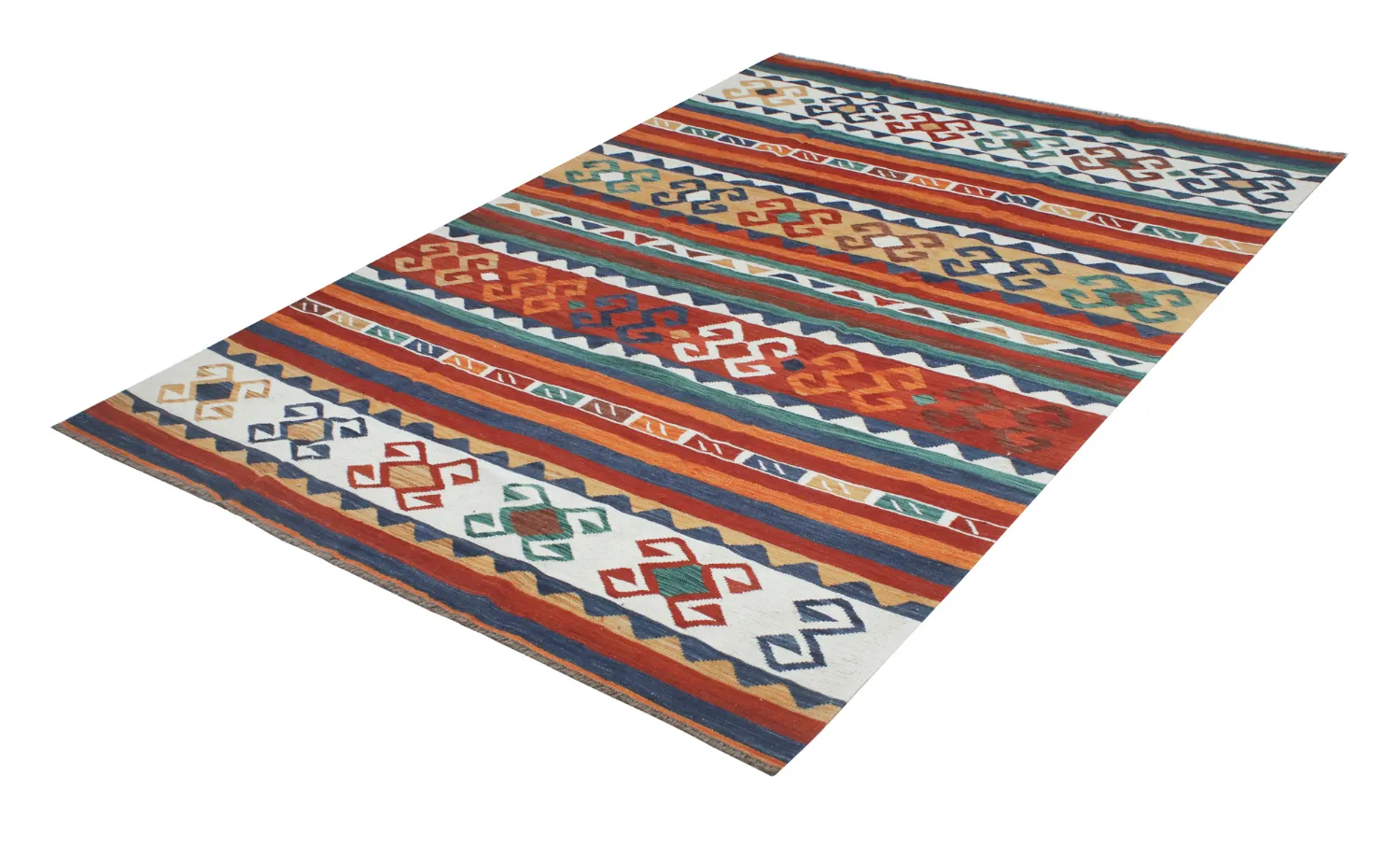 Orientální Koberec - Hazara Kelim Hand Woven - 205 x 287 cm