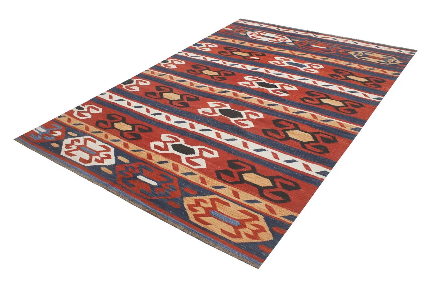 Orientální Koberec - Hazara Kelim Hand Woven - 198 x 289 cm