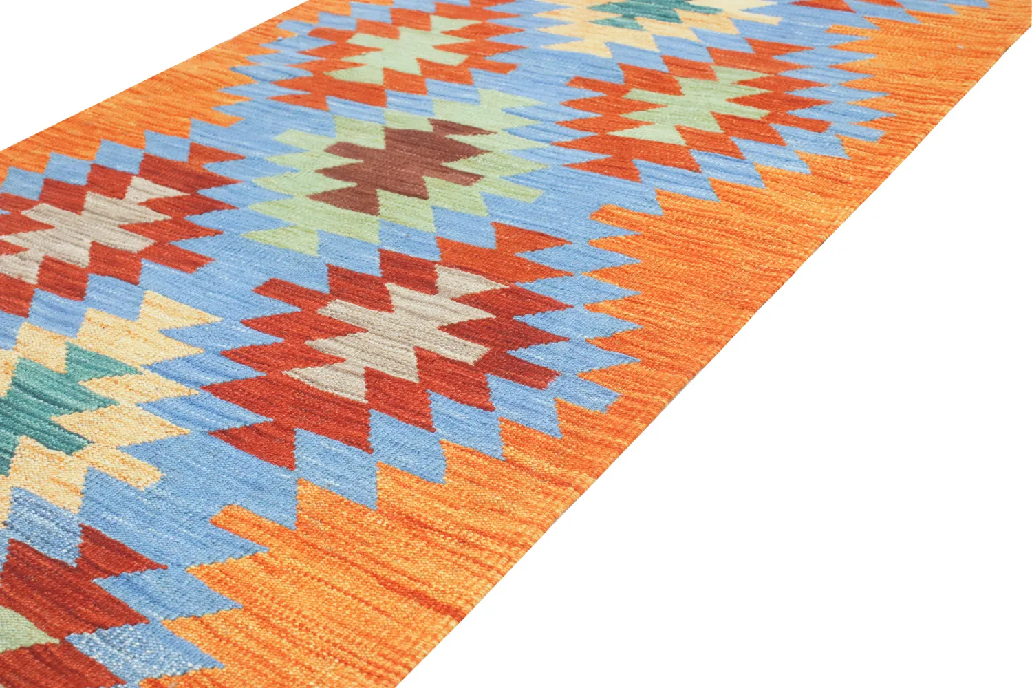 Orientální Koberec - Hazara Kelim Hand Woven - 81 x 241 cm