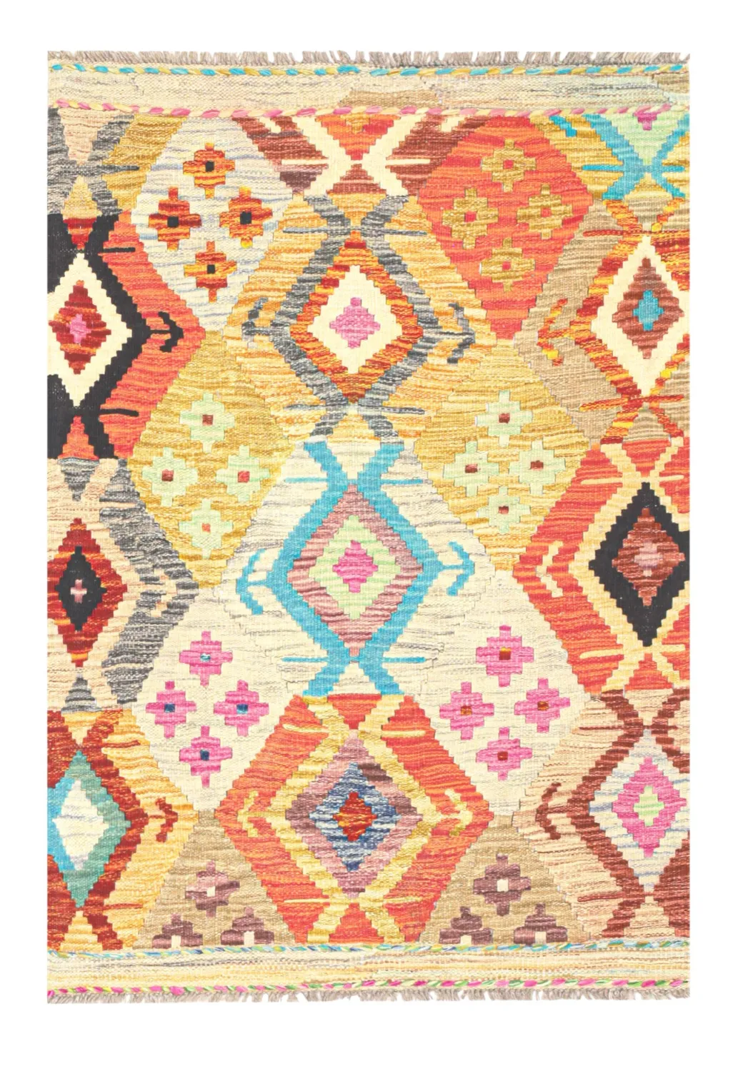 Orientální Koberec - Vegi Kelim Hand Woven - 86 x 125 cm