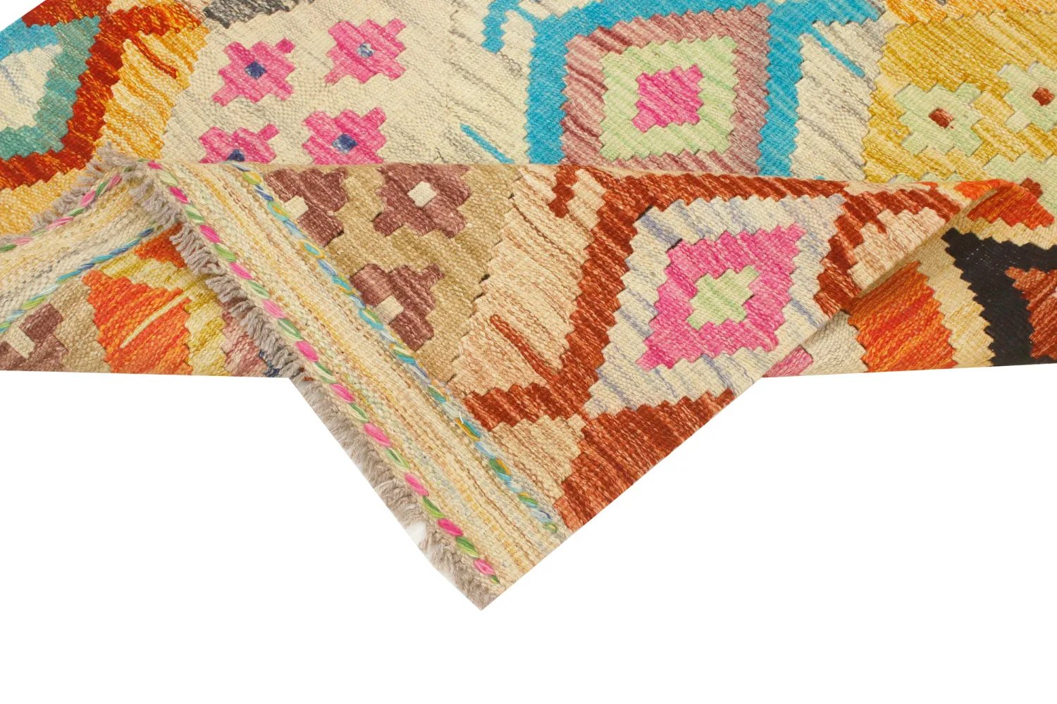 Orientální Koberec - Vegi Kelim Hand Woven - 86 x 125 cm