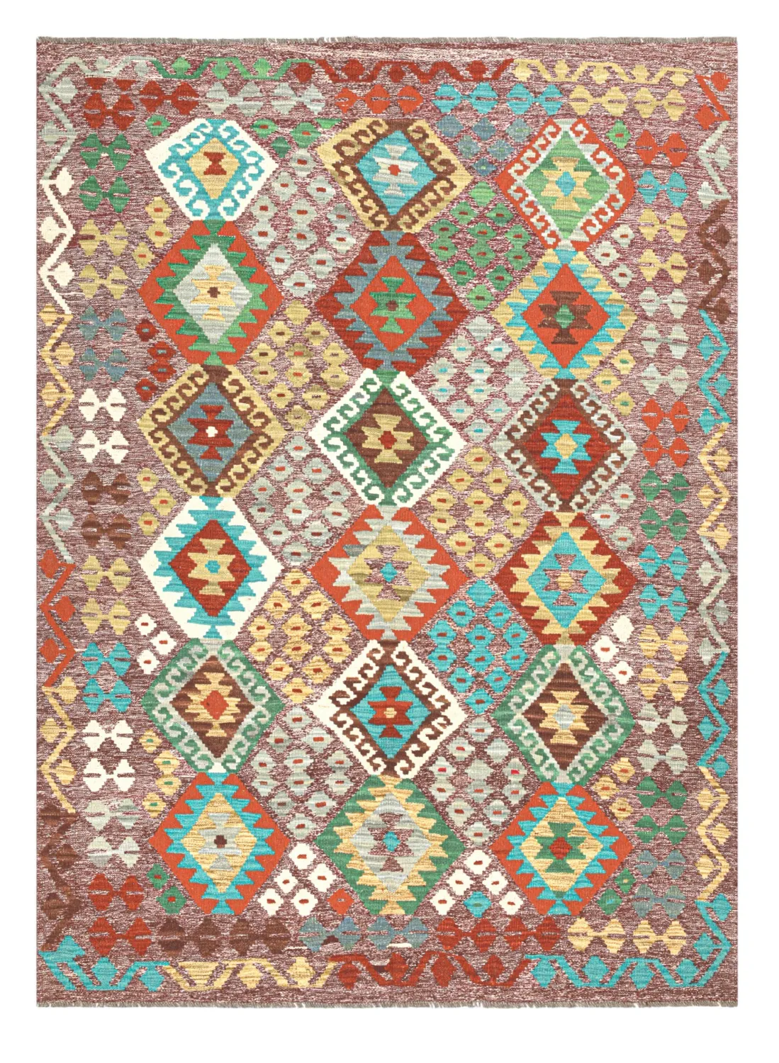 Orientální Koberec - Vegi Kelim Hand Woven - 174 x 241 cm