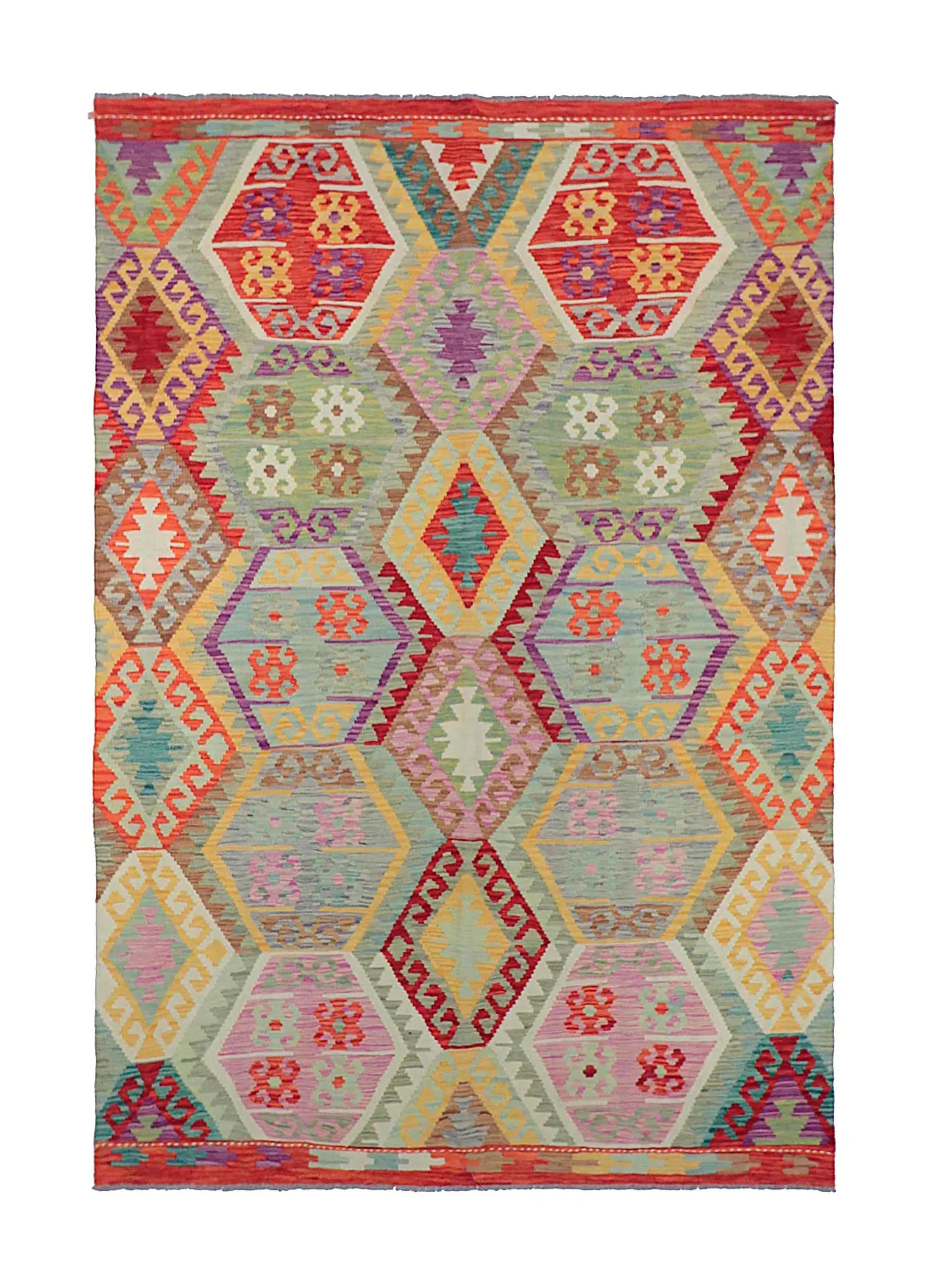 Orientální Koberec - Vegi Kelim Hand Woven - 172 x 256 cm