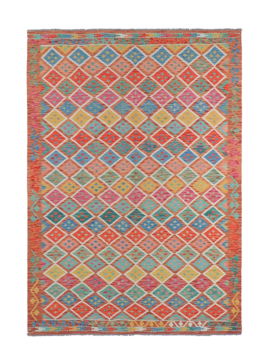 Orientální Koberec - Vegi Kelim Hand Woven - 202 x 294 cm