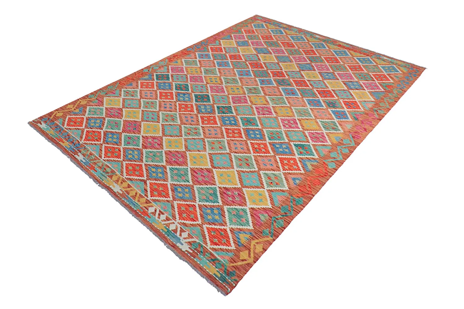 Orientální Koberec - Vegi Kelim Hand Woven - 202 x 294 cm