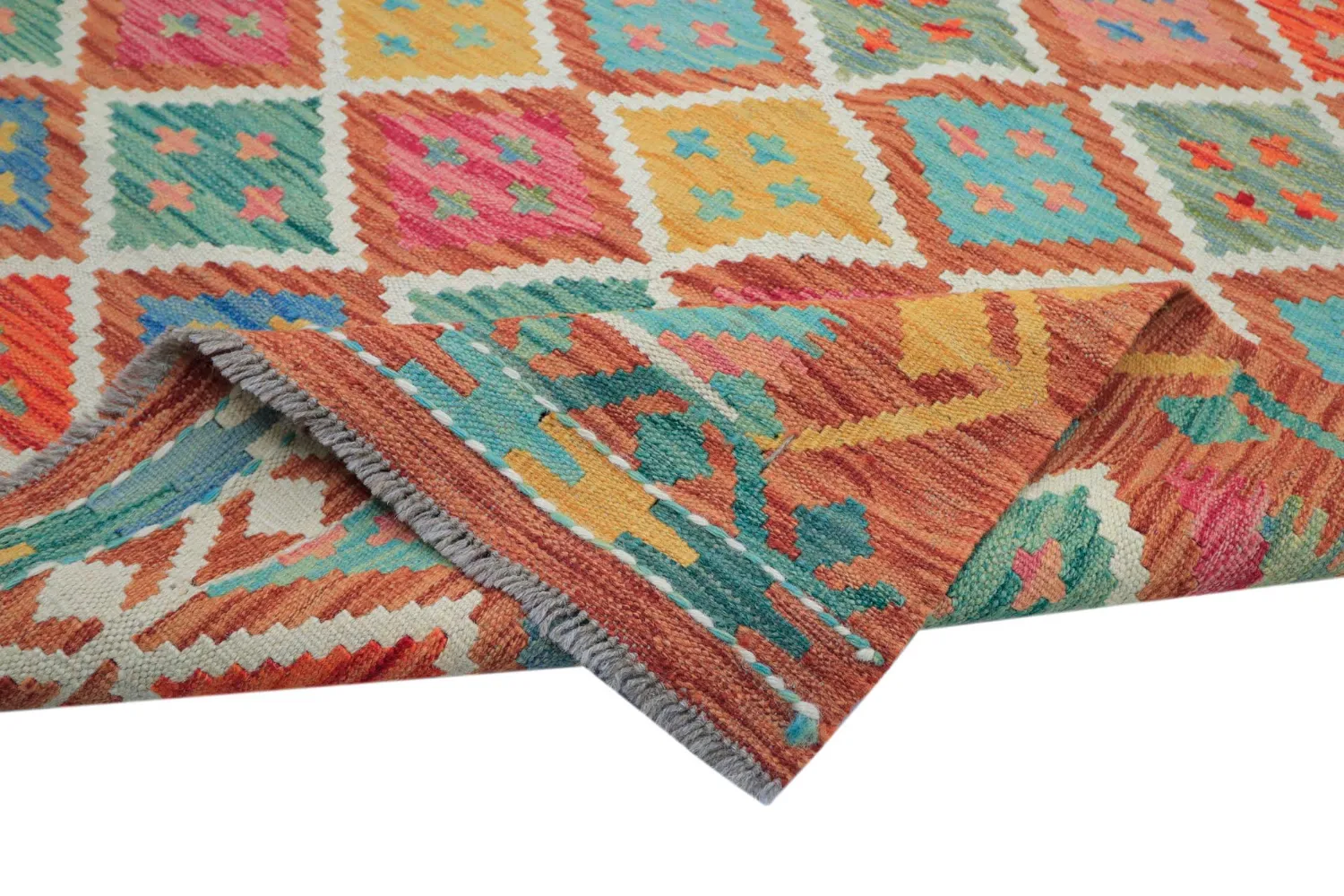 Orientální Koberec - Vegi Kelim Hand Woven - 202 x 294 cm