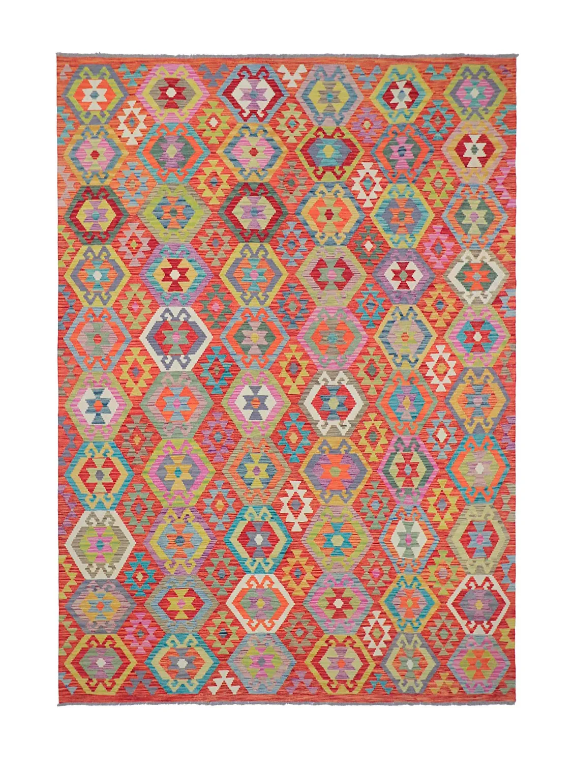 Orientální Koberec - Vegi Kelim Hand Woven - 203 x 296 cm