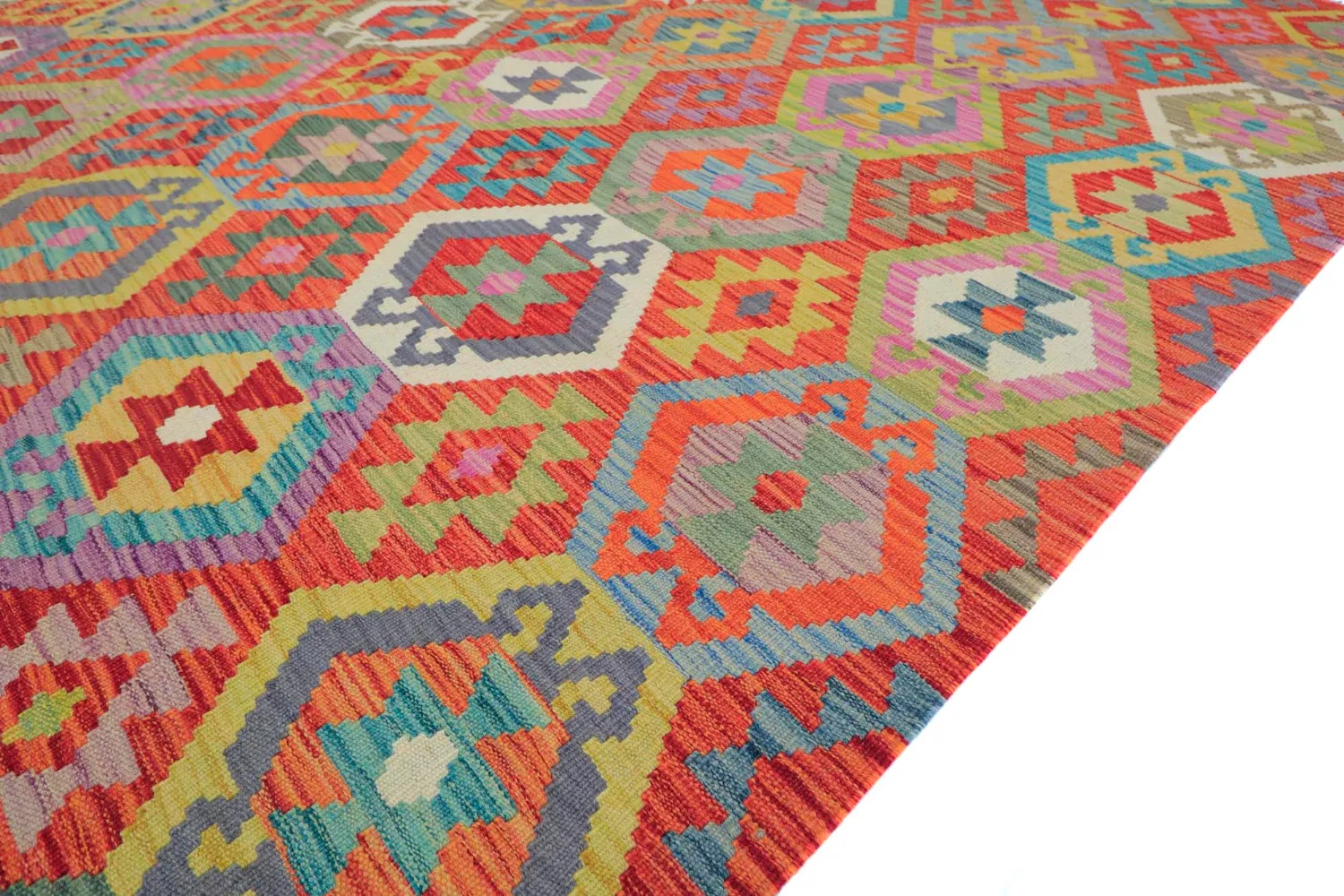Orientální Koberec - Vegi Kelim Hand Woven - 203 x 296 cm