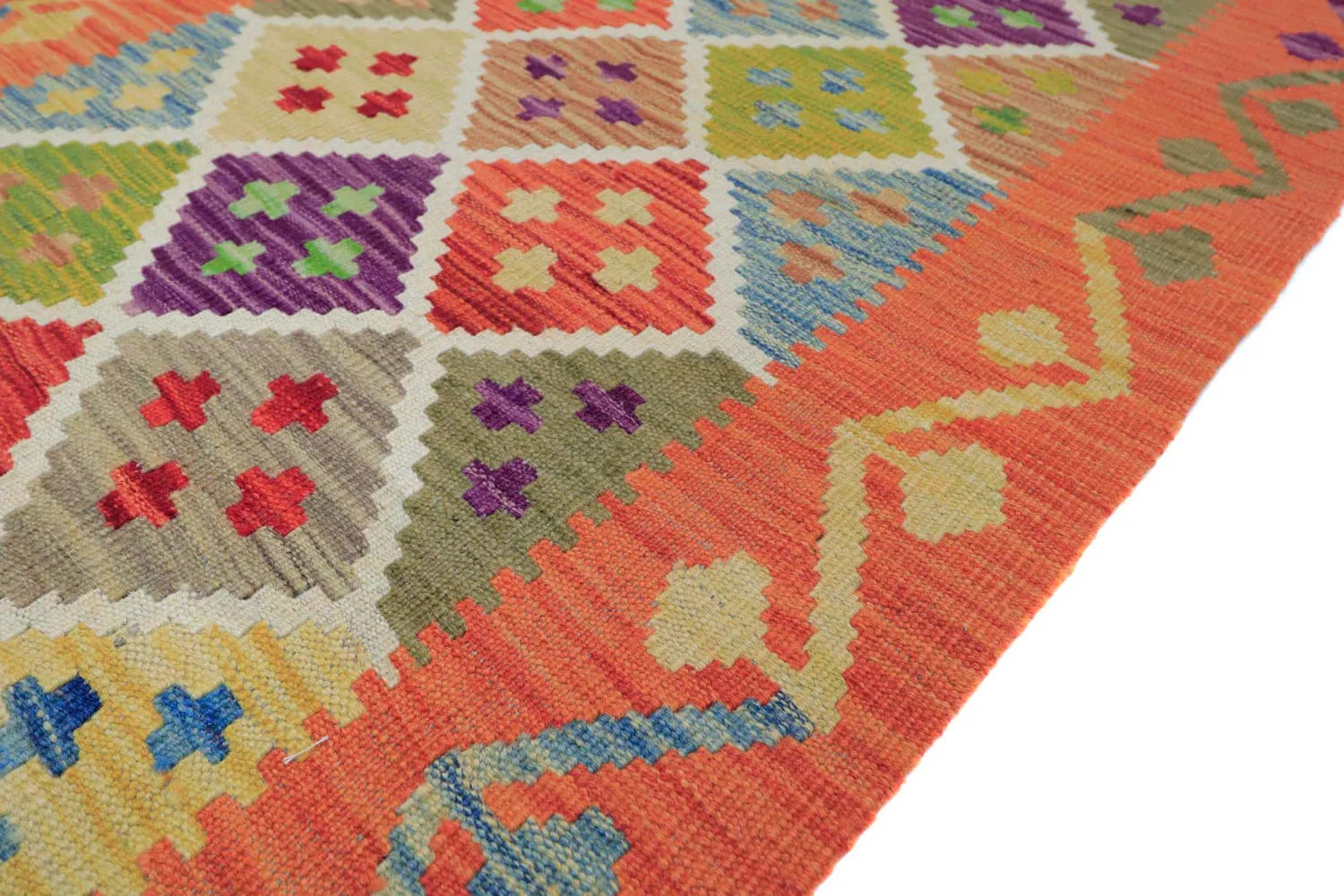 Orientální Koberec - Vegi Kelim Hand Woven - 79 x 298 cm