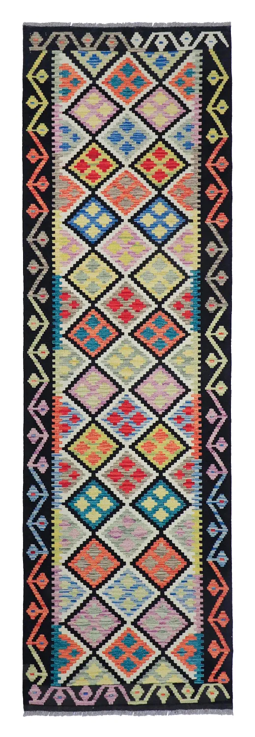 Orientální Koberec - Vegi Kelim Hand Woven - 80 x 268 cm
