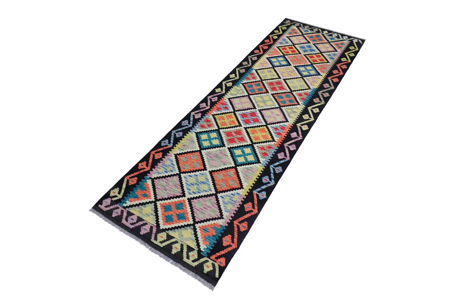 Orientální Koberec - Vegi Kelim Hand Woven - 80 x 268 cm