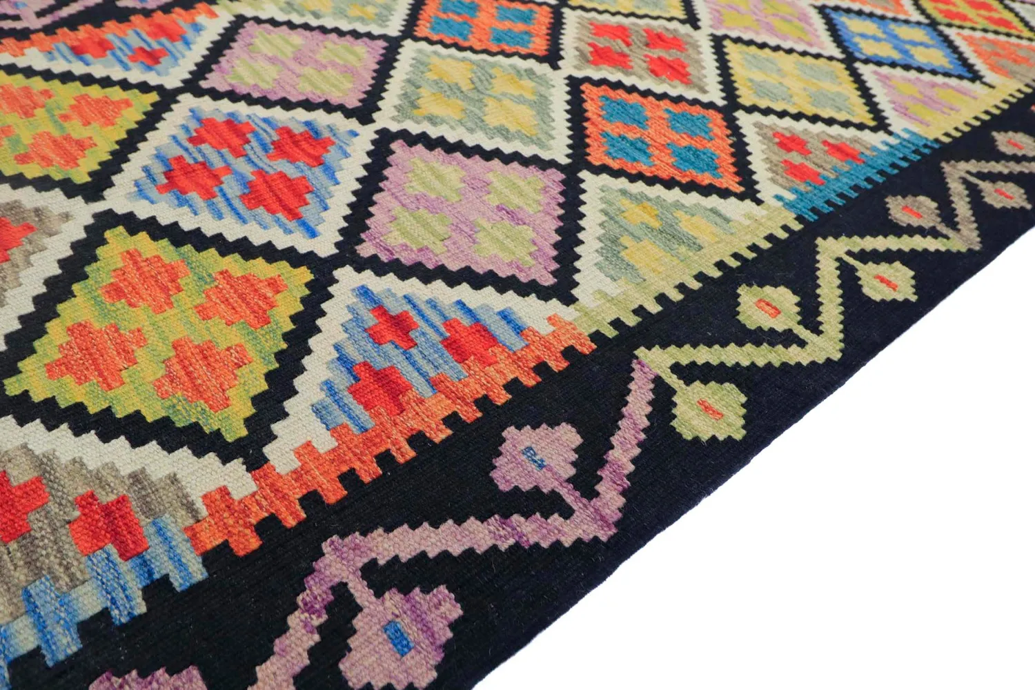 Orientální Koberec - Vegi Kelim Hand Woven - 80 x 268 cm