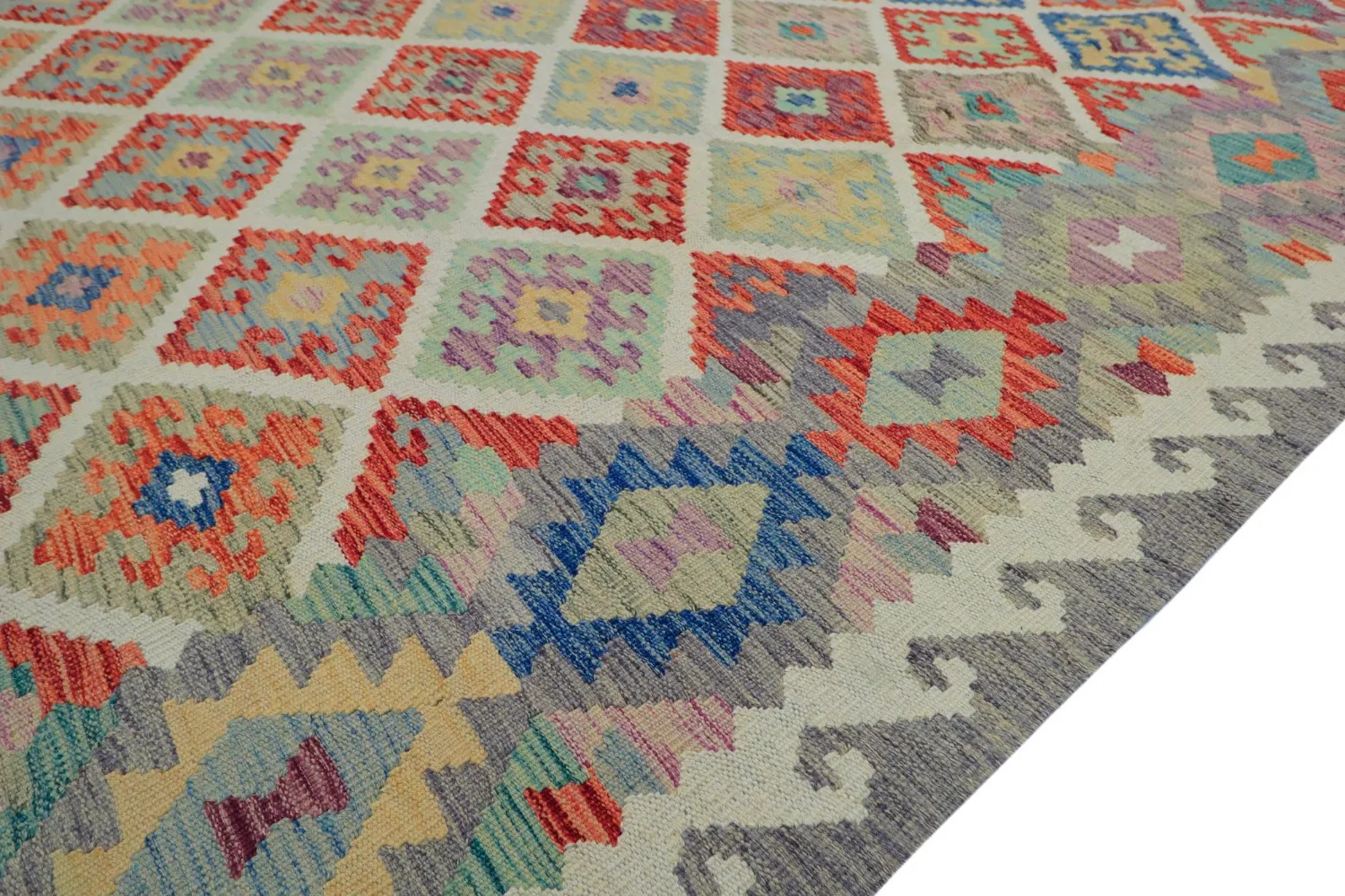 Orientální Koberec - Vegi Kelim Hand Woven - 207 x 291 cm