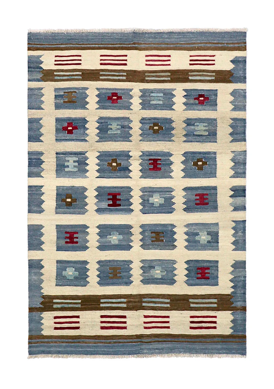 Orientální Koberec - Vegi Kelim Hand Woven - 100 x 148 cm