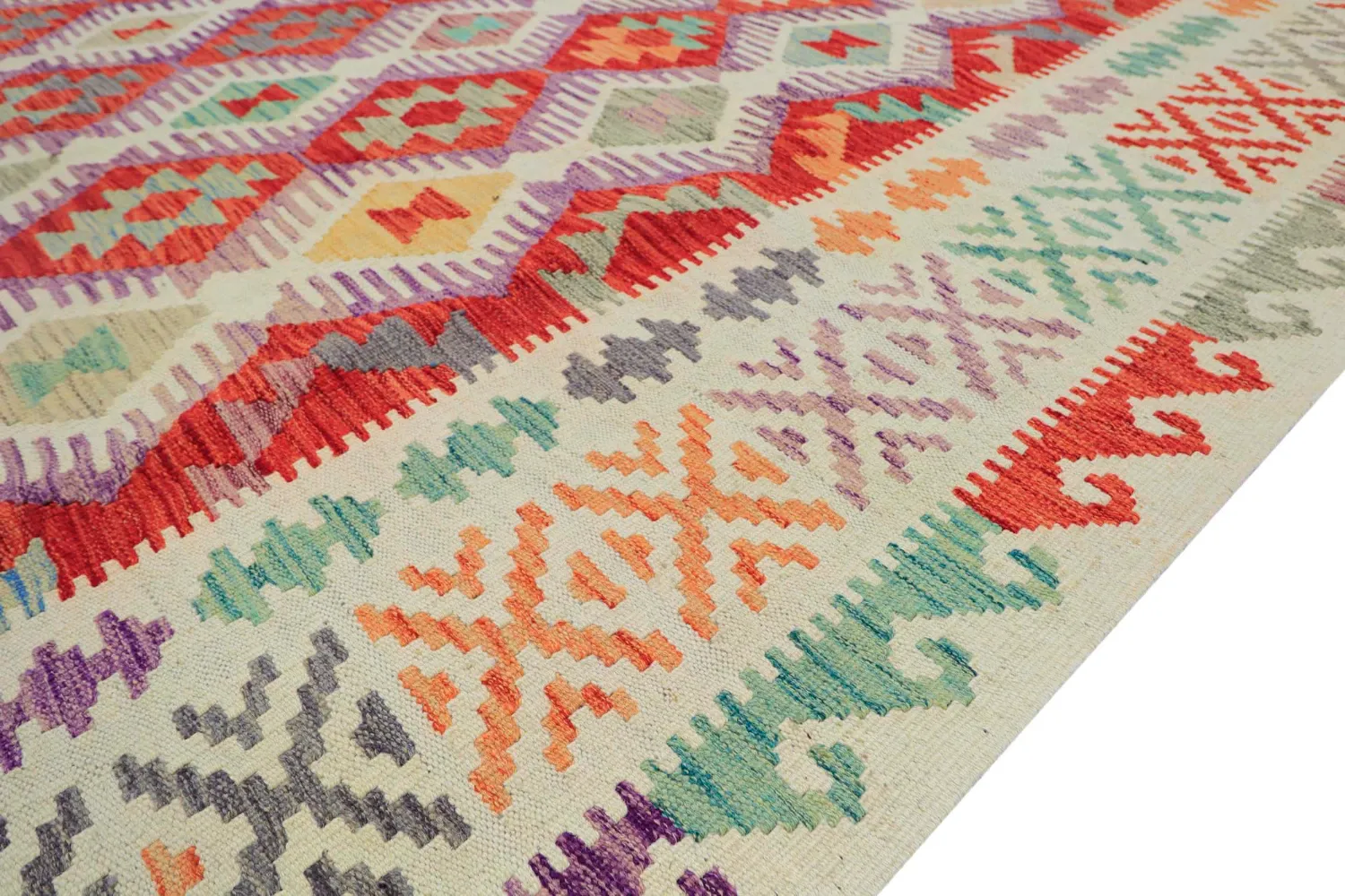 Orientální Koberec - Vegi Kelim Hand Woven - 200 x 295 cm