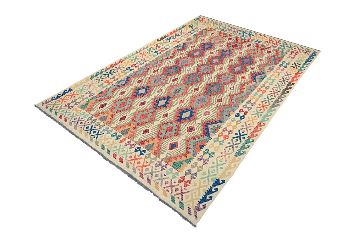 Orientální Koberec - Vegi Kelim Hand Woven - 202 x 293 cm