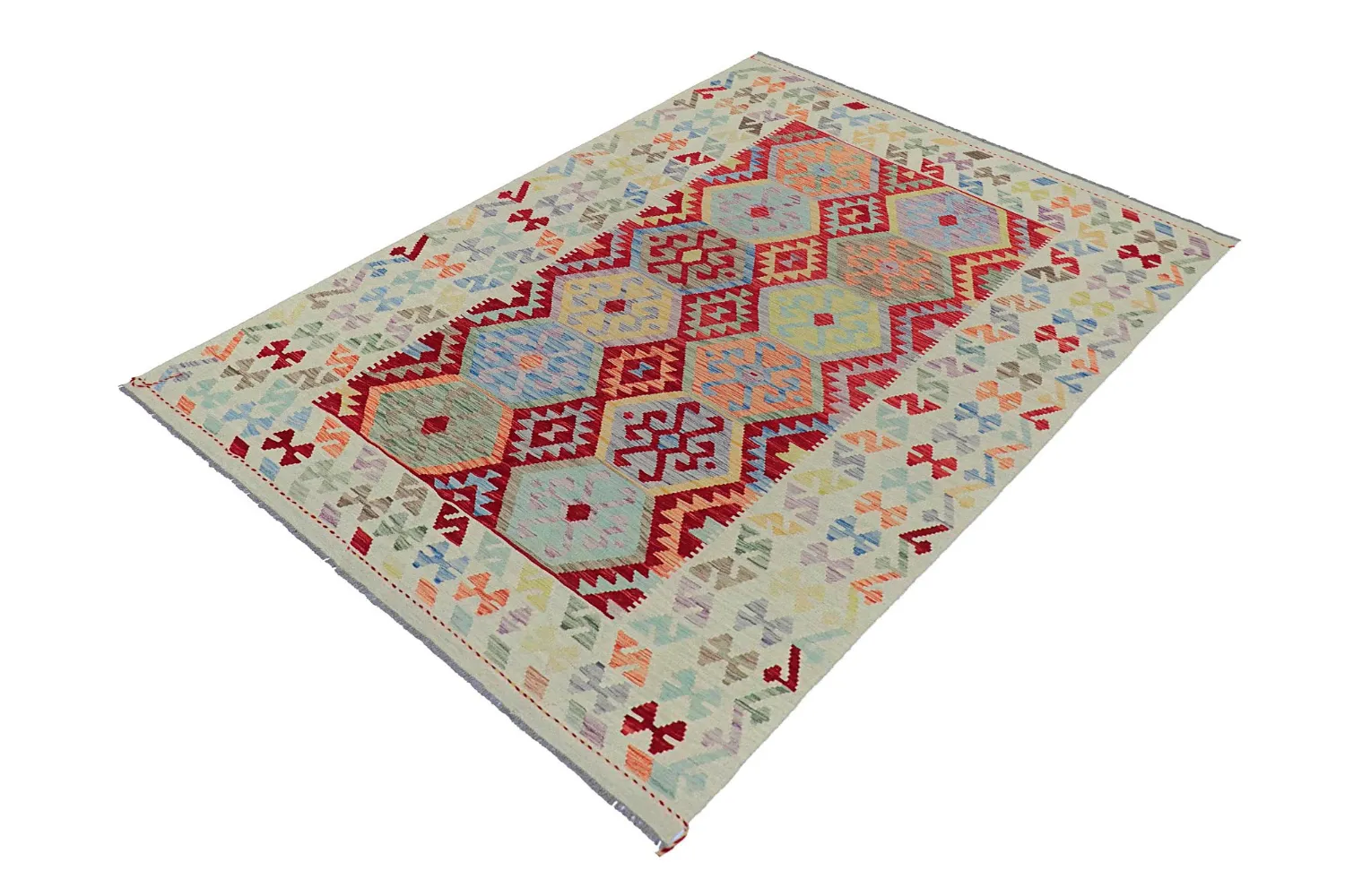 Orientální Koberec - Vegi Kelim Hand Woven - 176 x 247 cm