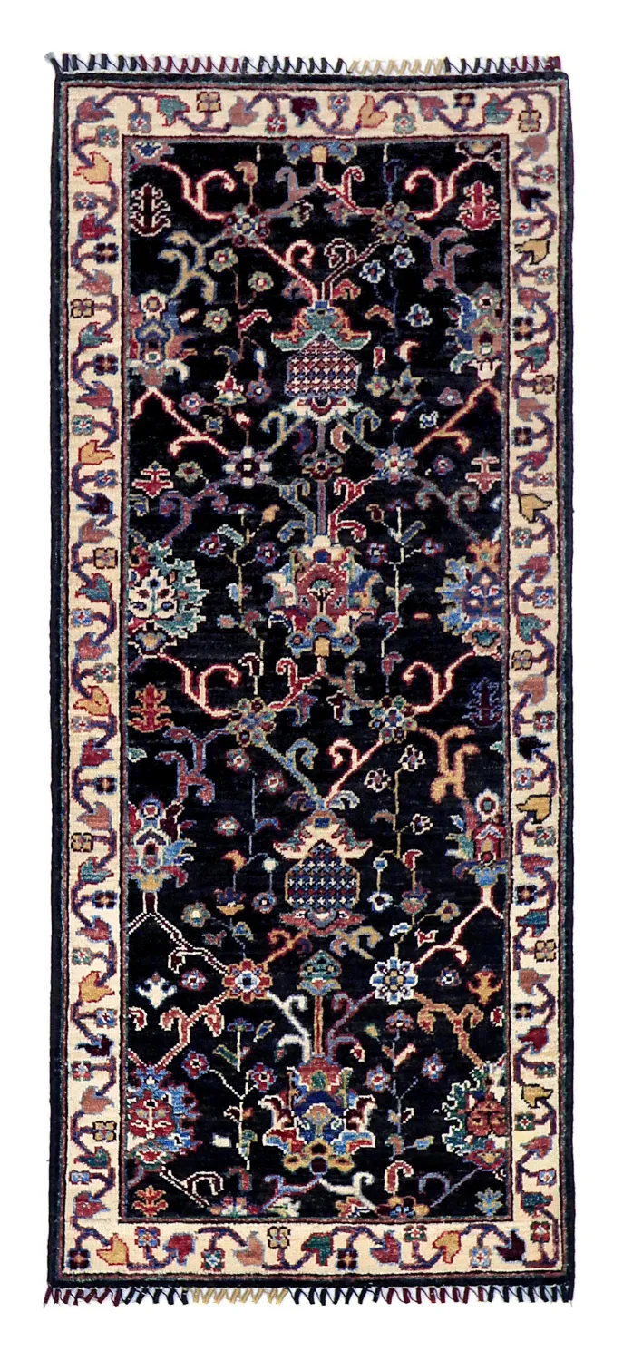 Orientální Koberec - Chaman Rug Hand Knotted - 63 x 150 cm