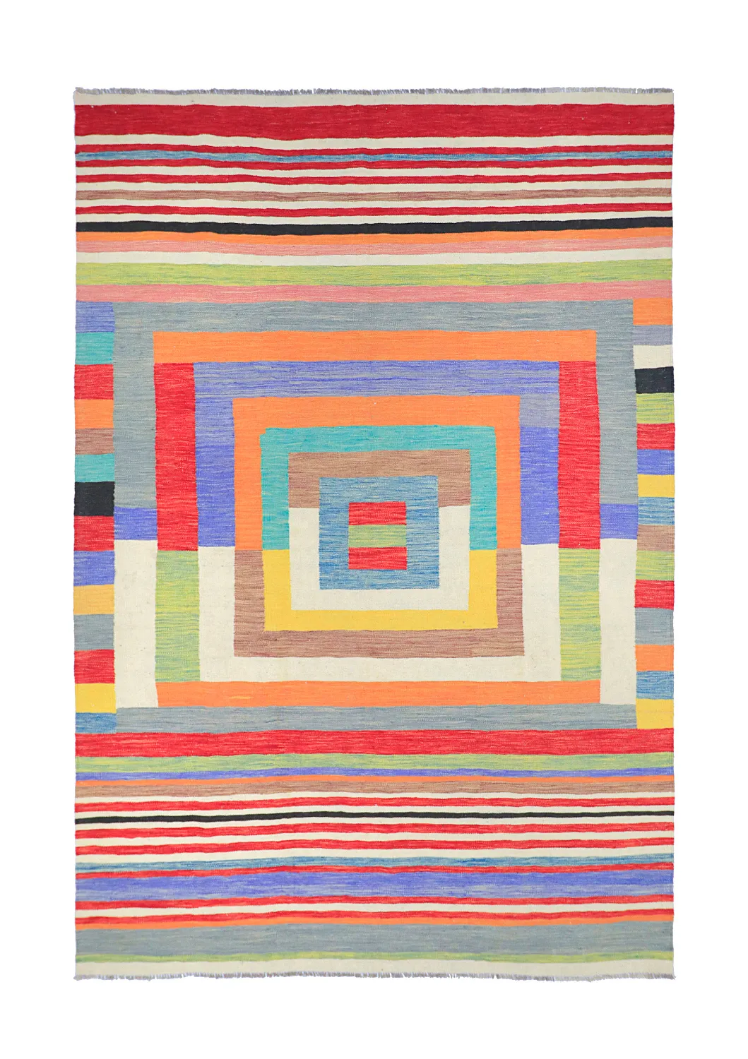 Orientální Koberec - Kelim Hand Woven - 205 x 299 cm