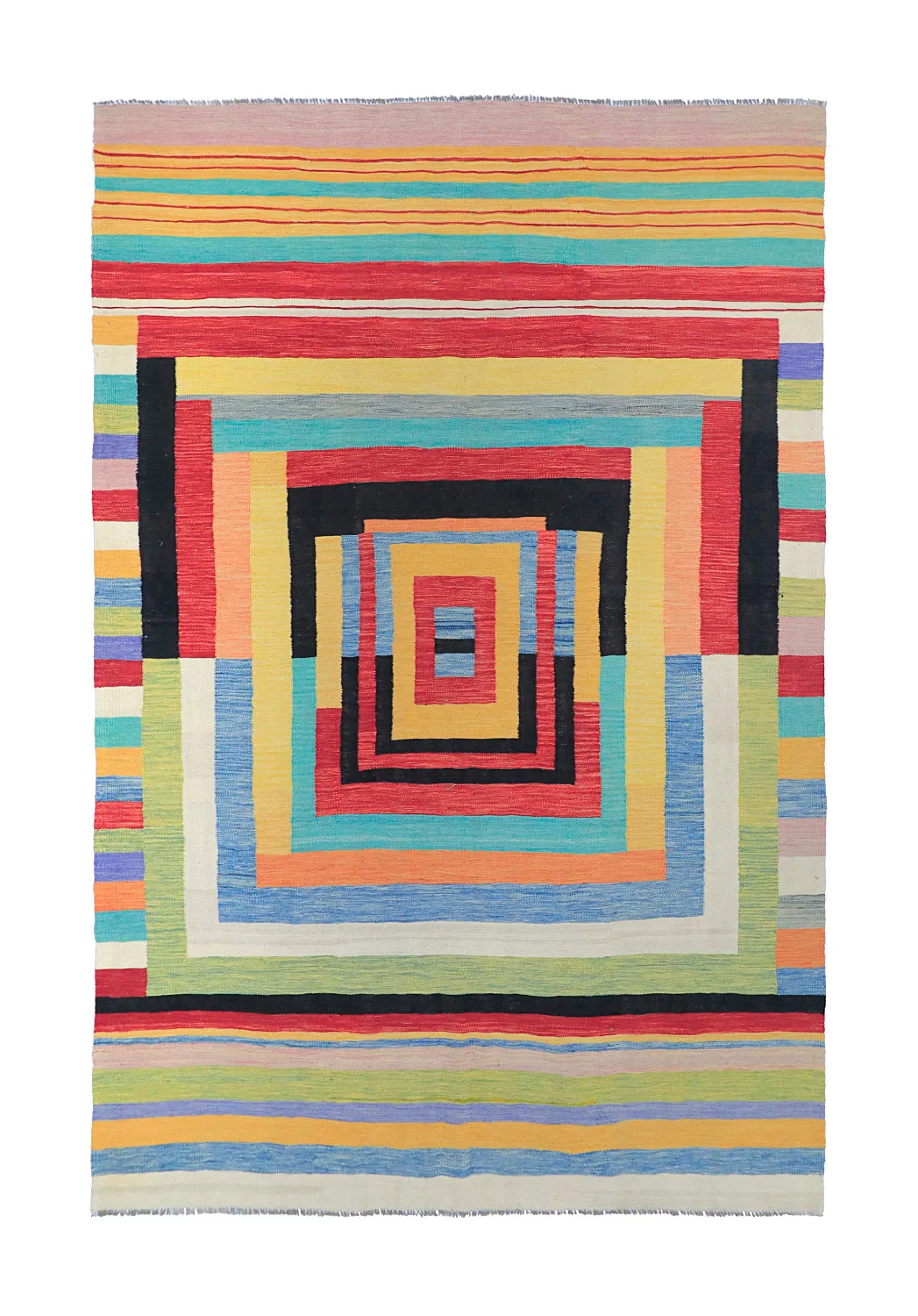 Orientální Koberec - Kelim Hand Woven - 201 x 299 cm