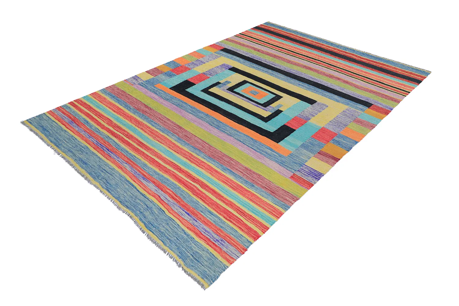 Orientální Koberec - Kelim Hand Woven - 203 x 299 cm