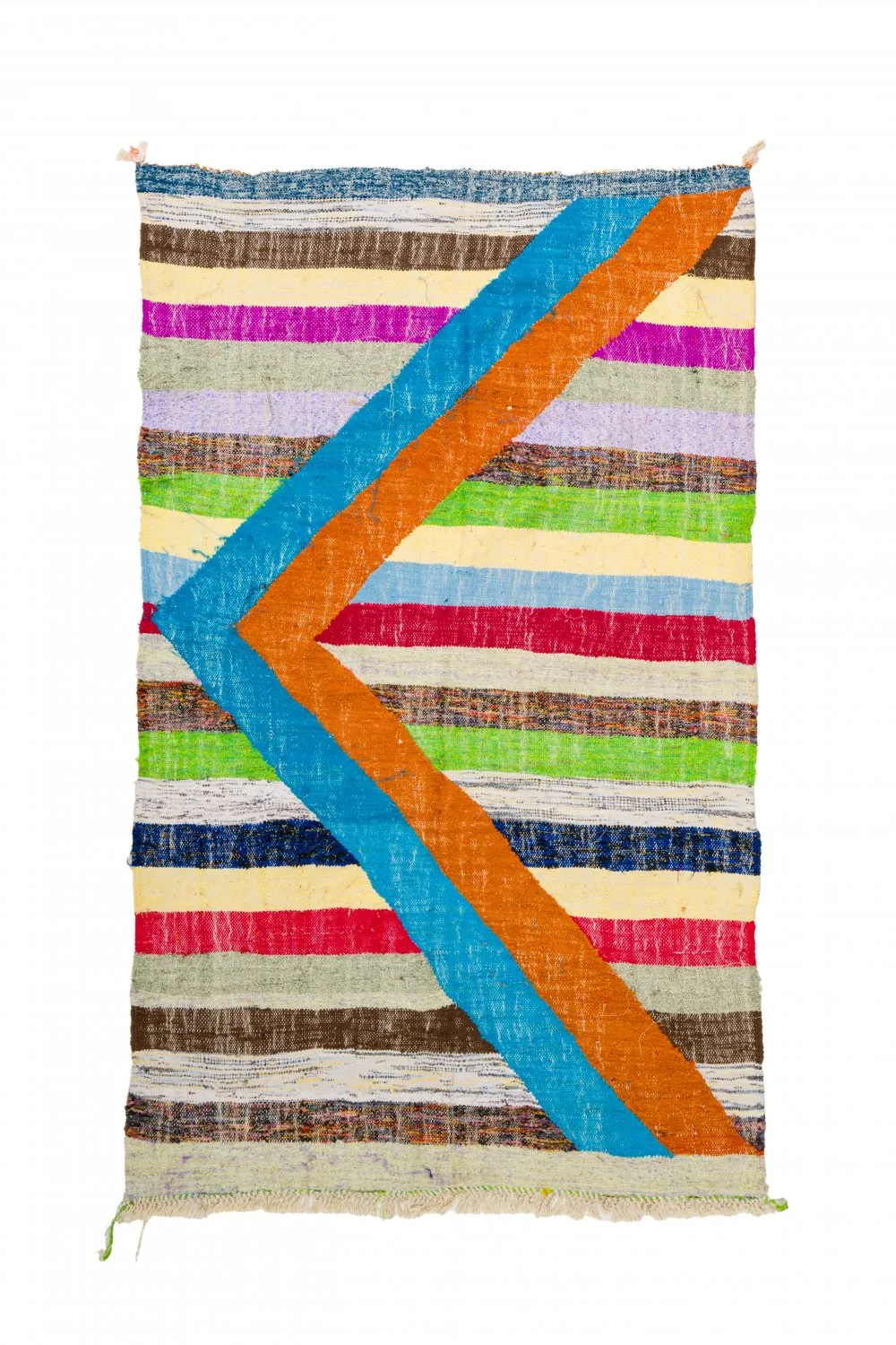 Marocký Berberský koberec Boucherouite 125 x 215 cm