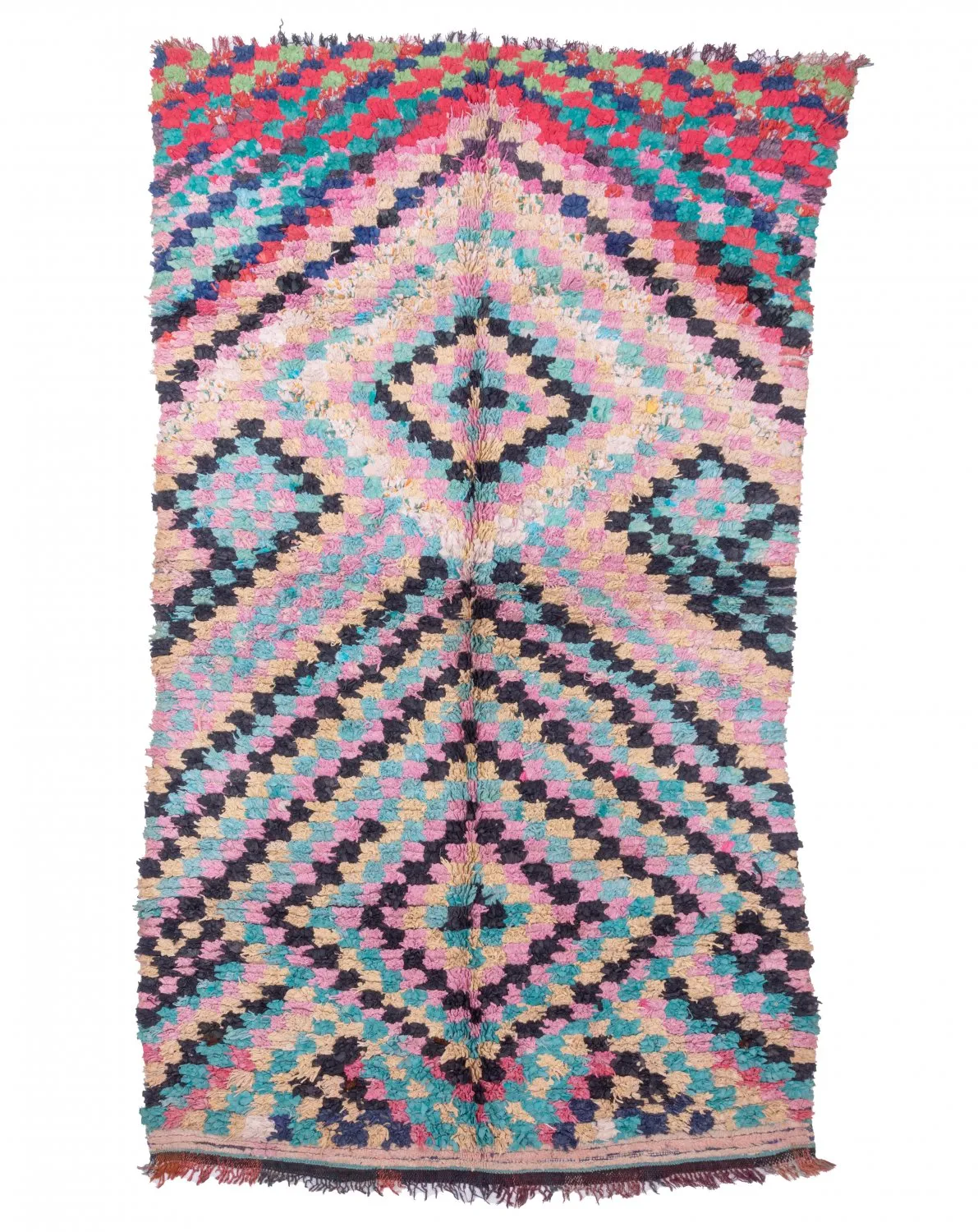 Marocký Berberský koberec Boucherouite 240 x 140 cm