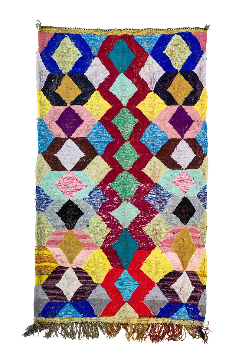 Marocký Berberský koberec Boucherouite 150 x 255 cm