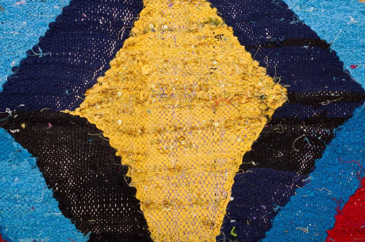 Marocký Berberský koberec Boucherouite 140 x 275 cm