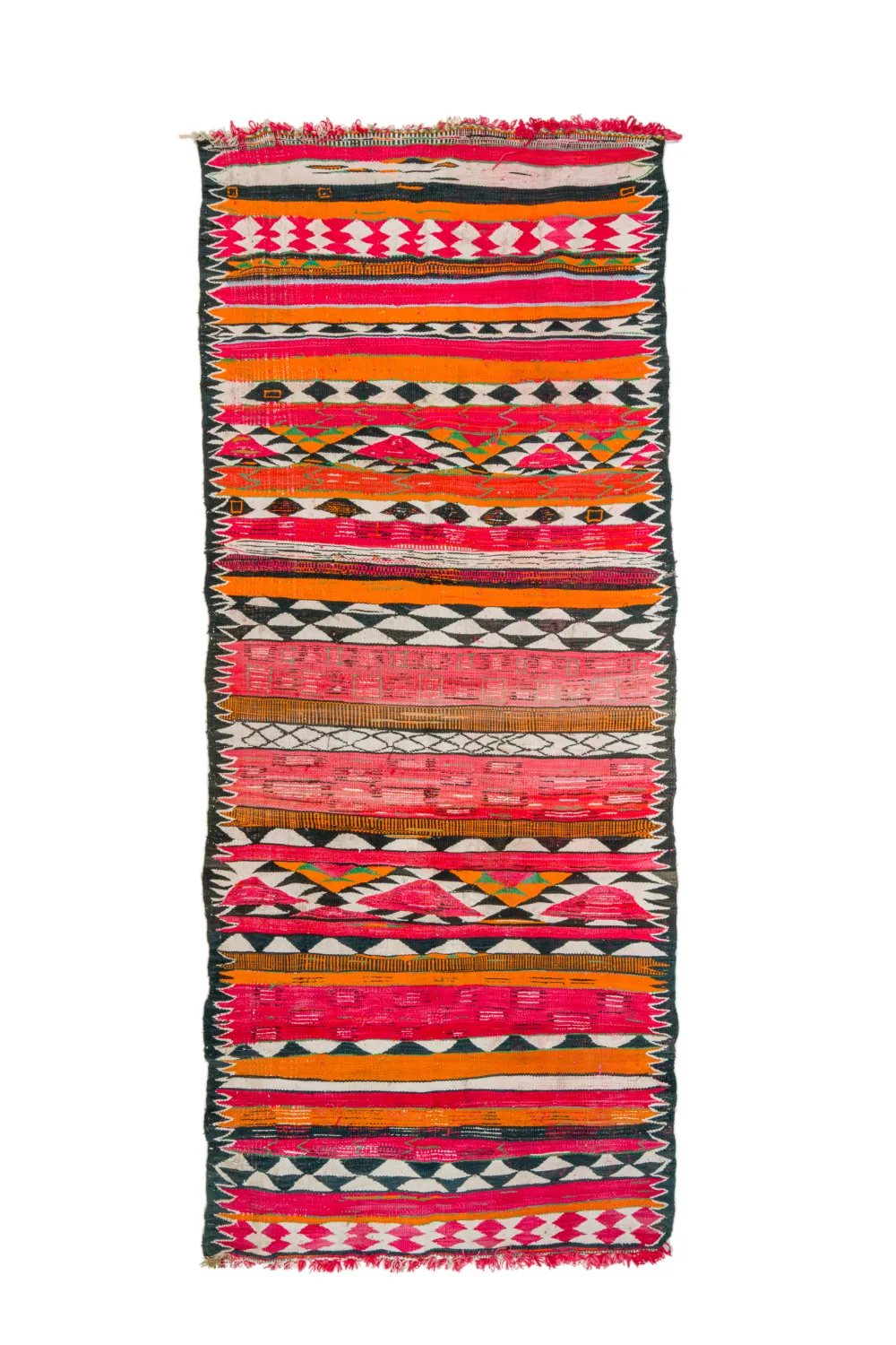 Marocký Berberský koberec Boucherouite 150 x 365 cm