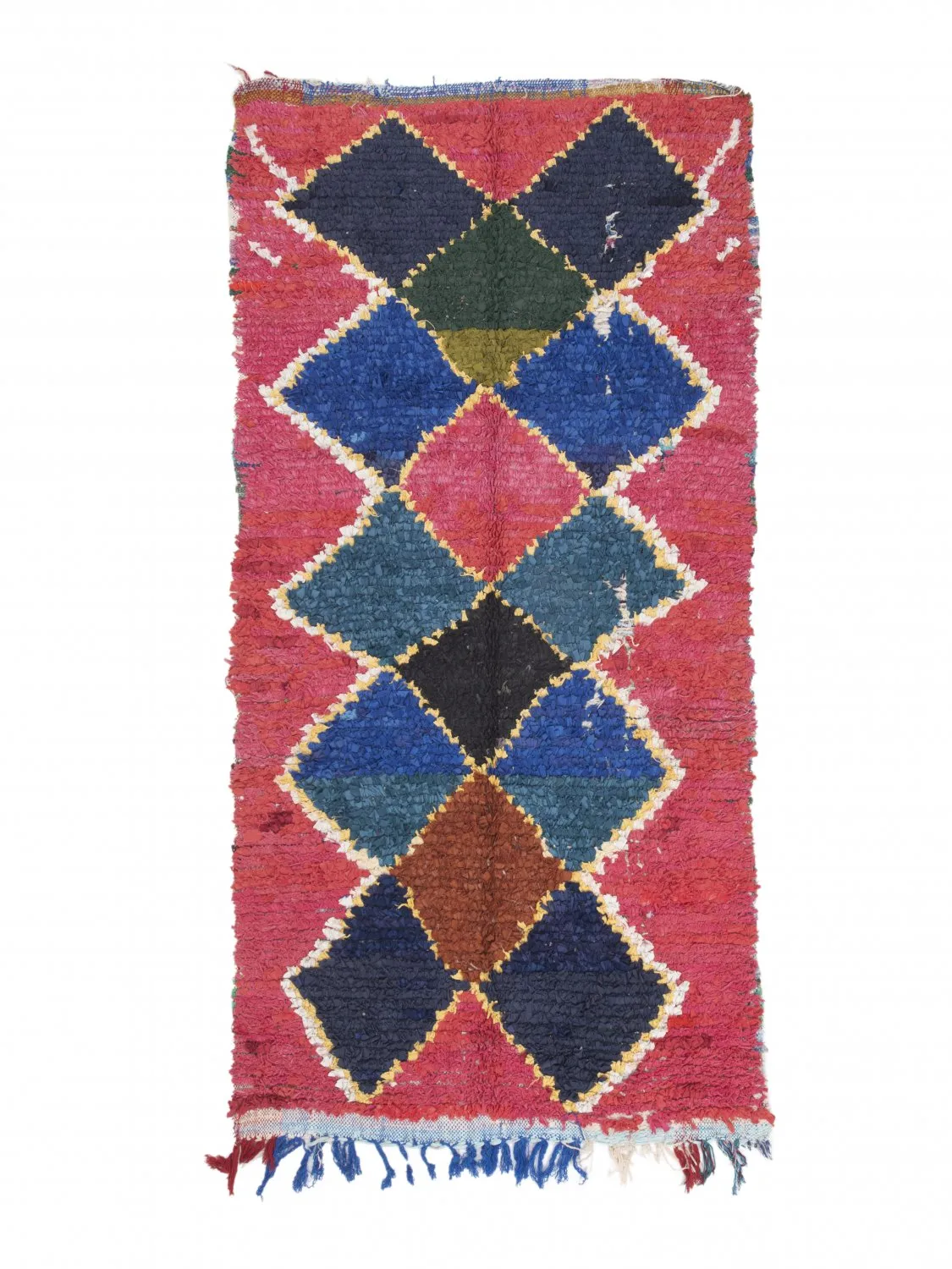 Marocký Berberský koberec Boucherouite 250 x 120 cm