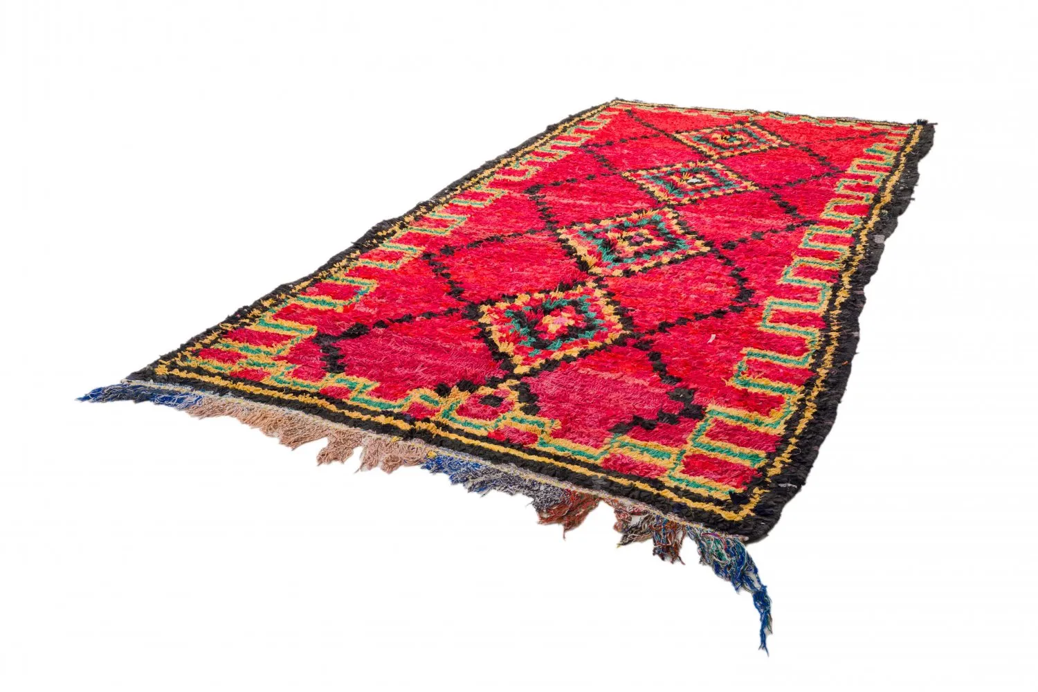 Marocký Berberský koberec Boucherouite 340 x 165 cm