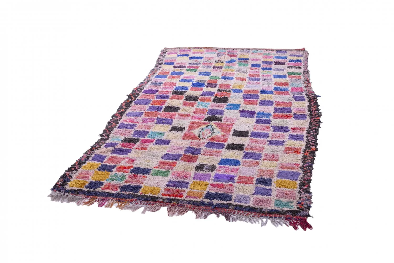 Marocký Berberský koberec Boucherouite 280 x 160 cm