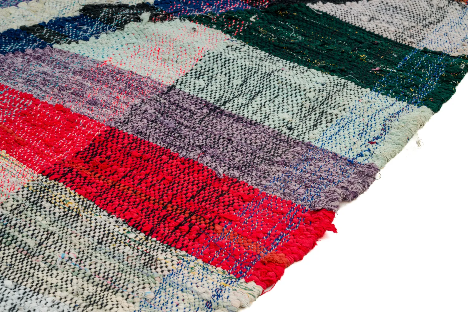 Marocký Berberský koberec Boucherouite 125 x 210 cm