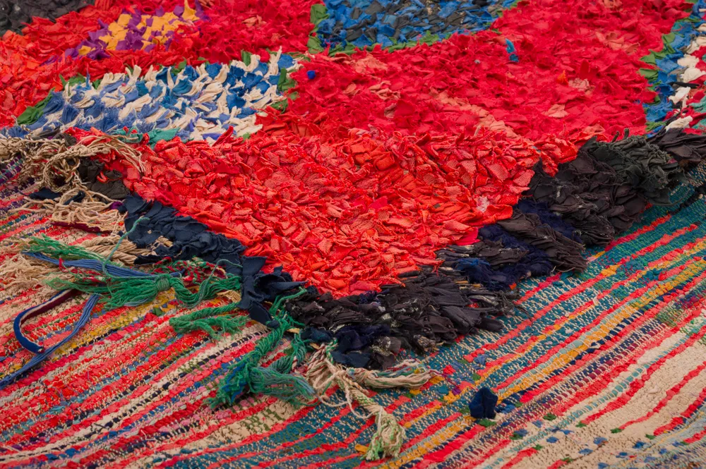 Marocký Berberský koberec Boucherouite 290 x 150 cm