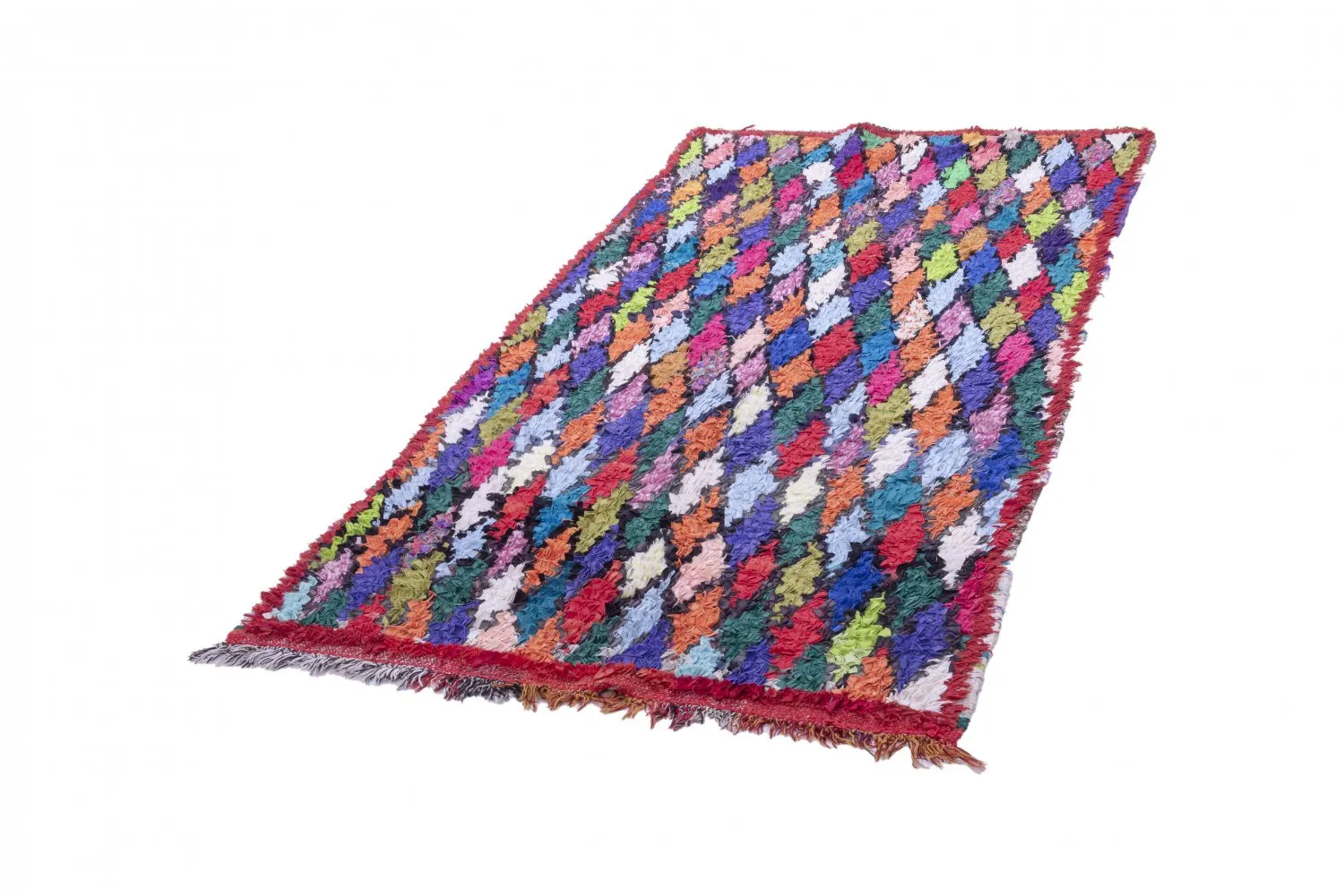 Marocký Berberský koberec Boucherouite 230 x 115 cm
