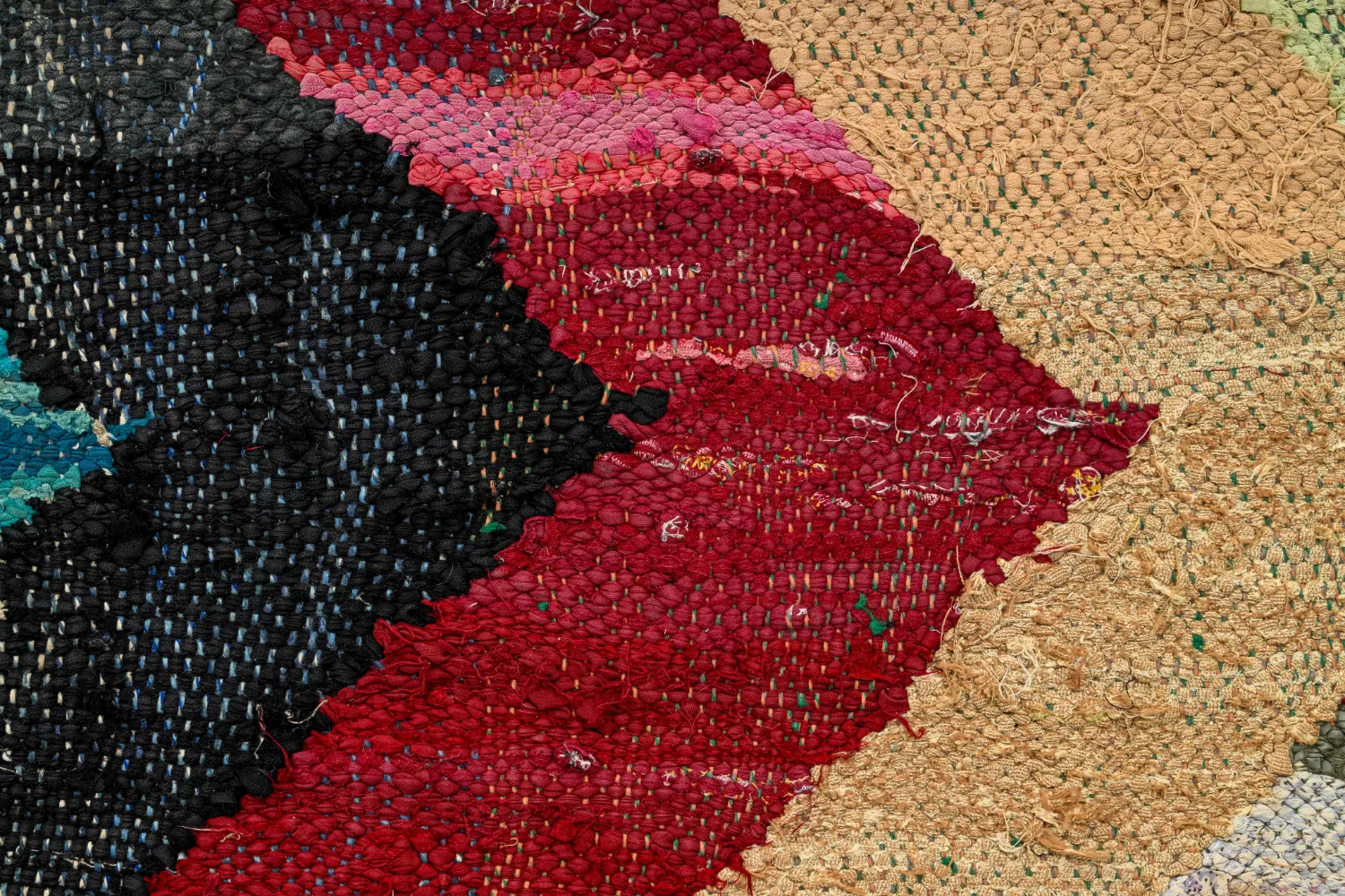 Marocký Berberský koberec Boucherouite 150 x 300 cm