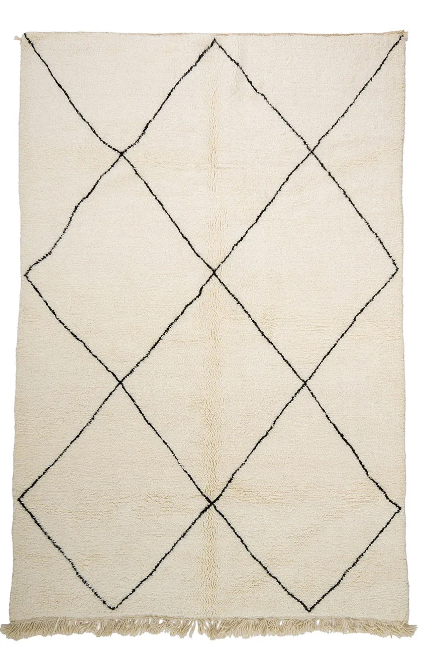 Kilim Marocký Berberský koberec Beni Ourain 200 x 305 cm