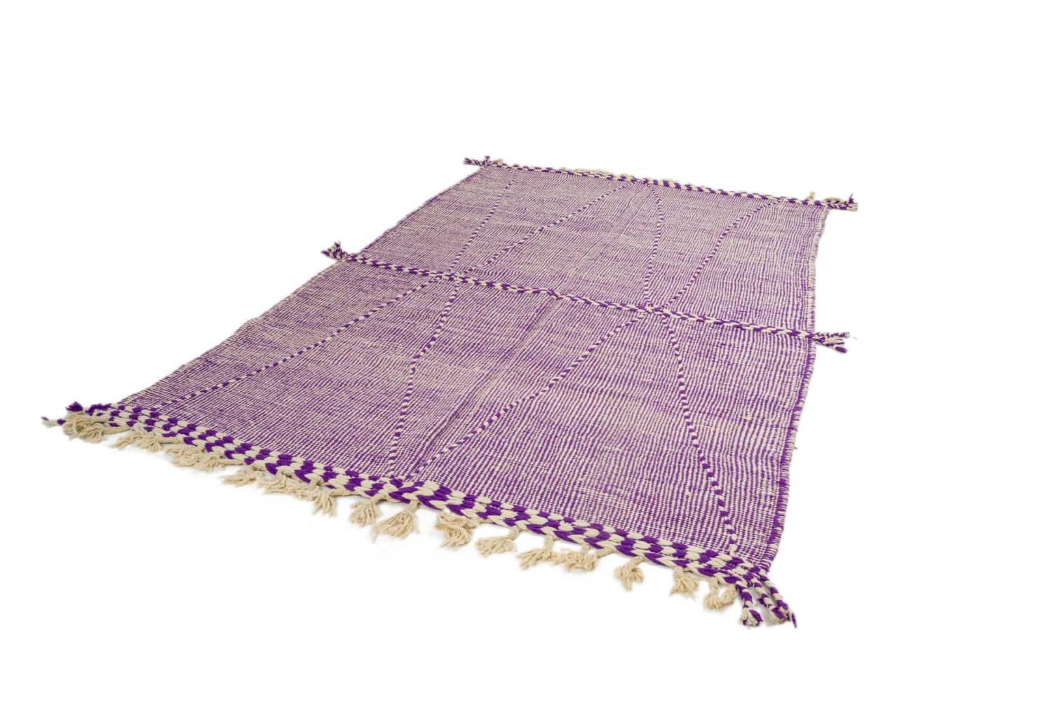Marocký Berberský koberec Boucherouite 170 x 260 cm