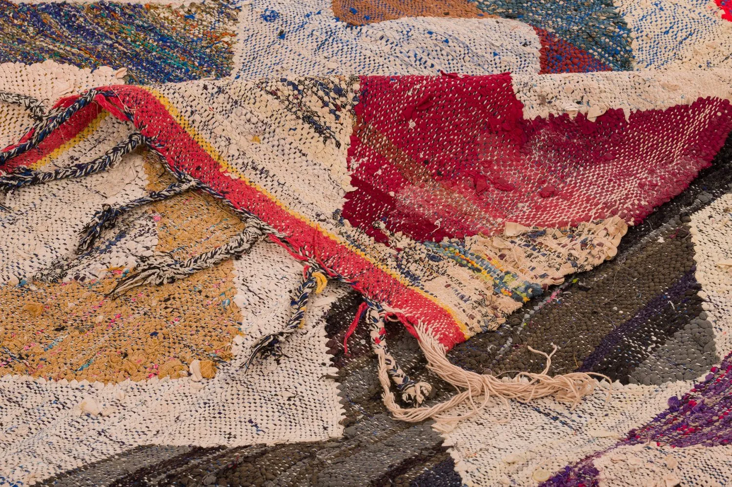 Marocký Berberský koberec Boucherouite 150 x 285 cm