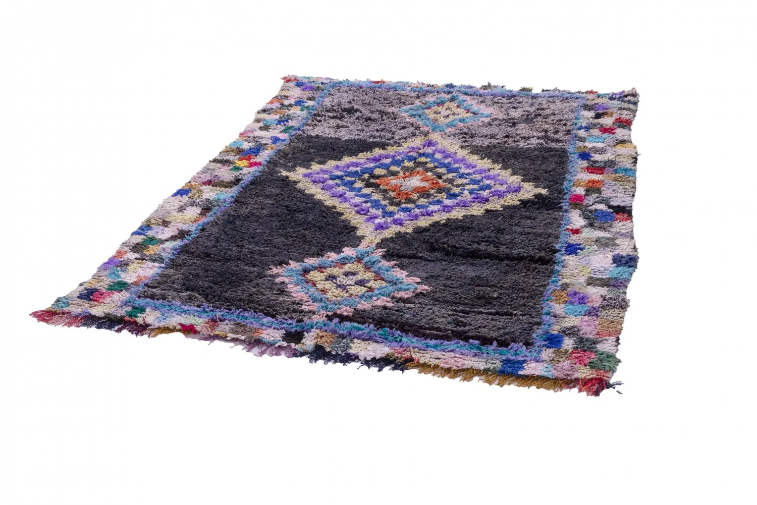 Marocký Berberský koberec Boucherouite 215 x 160 cm