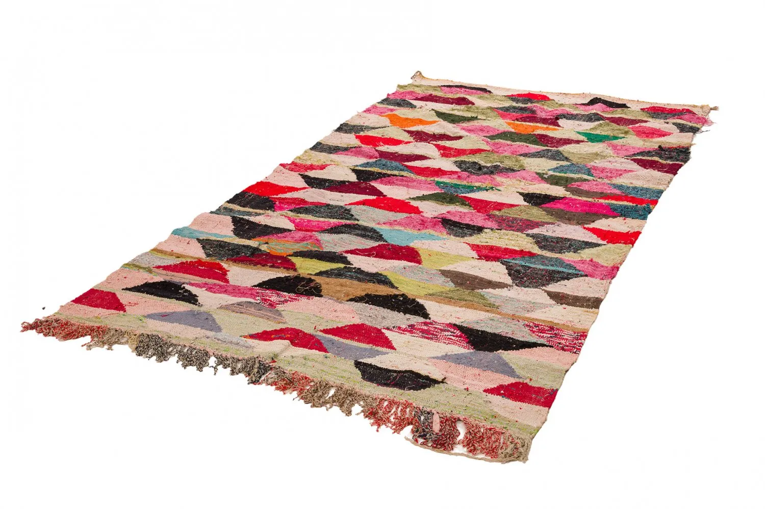 Marocký Berberský koberec Boucherouite 155 x 290 cm
