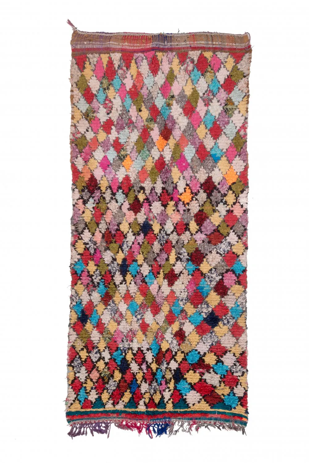 Marocký Berberský koberec Boucherouite 300 x 135 cm