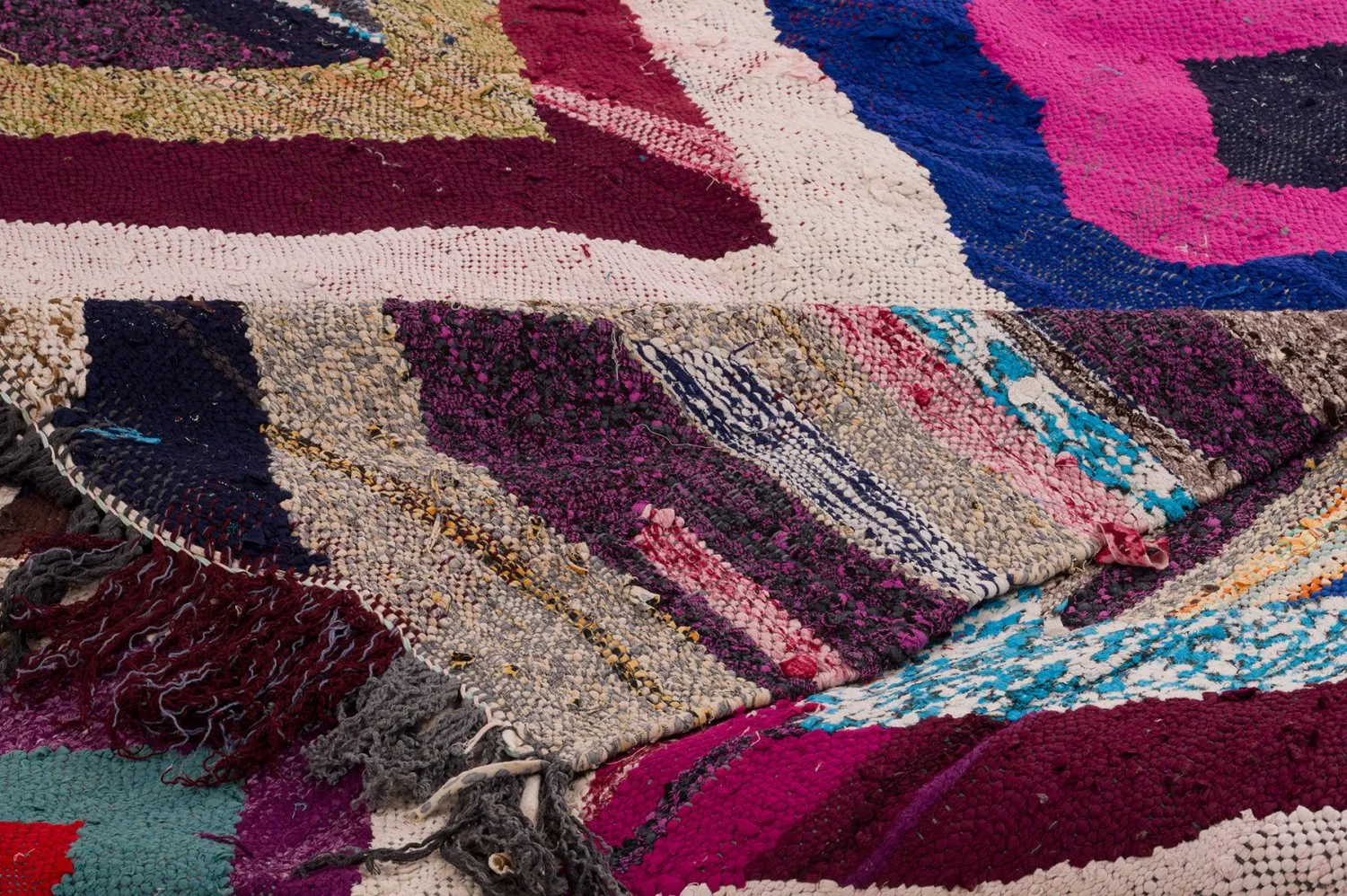 Marocký Berberský koberec Boucherouite 165 x 270 cm