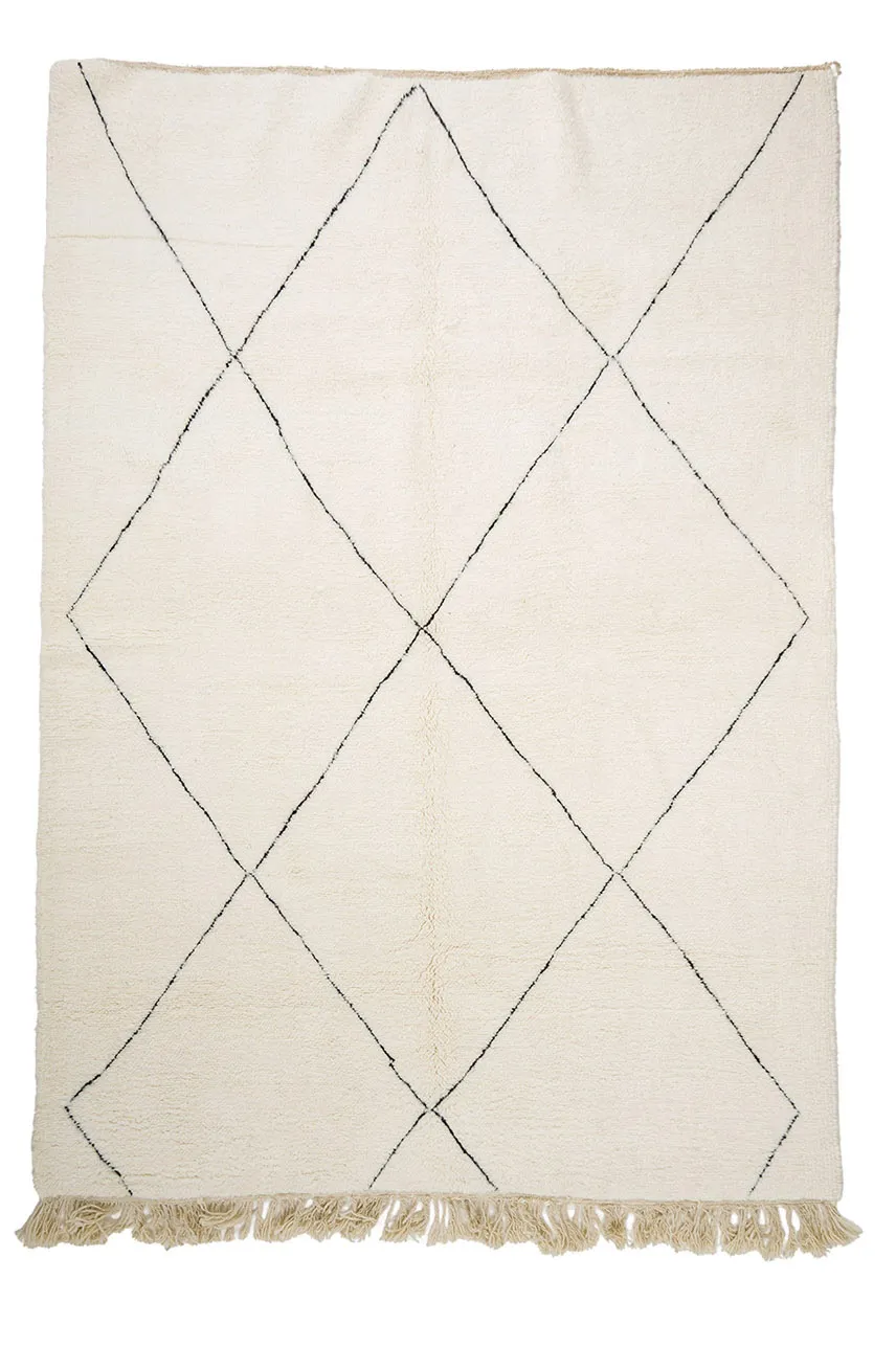 Kilim Marocký Berberský koberec Beni Ourain 210 x 295 cm