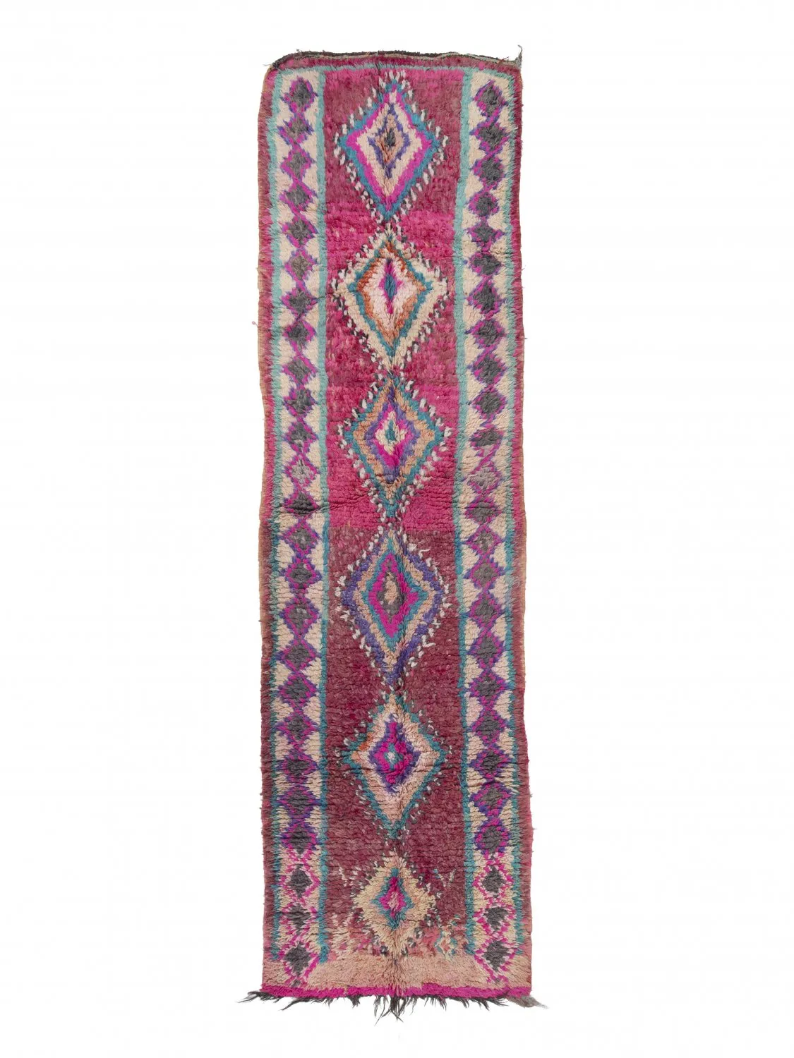 Kilim Marocký Berberský koberec Azilal 400 x 110 cm