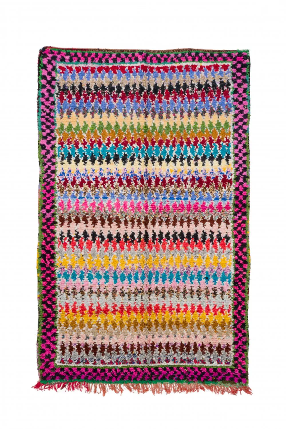 Marocký Berberský koberec Boucherouite 250 x 160 cm