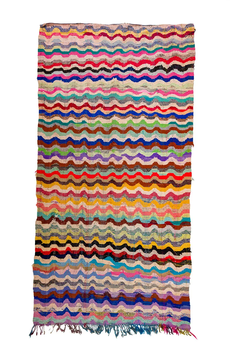 Marocký Berberský koberec Boucherouite 165 x 335 cm