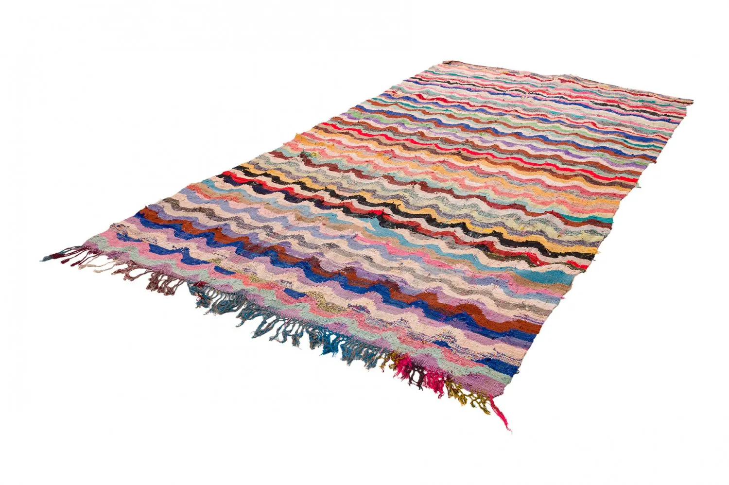 Marocký Berberský koberec Boucherouite 165 x 335 cm