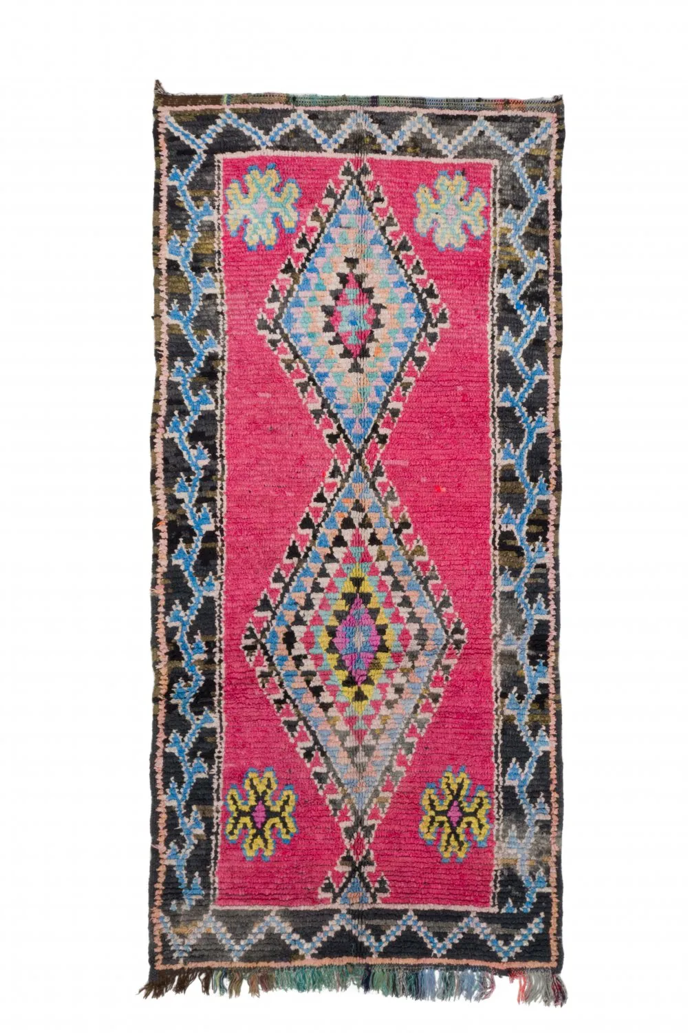 Marocký Berberský koberec Boucherouite 275 x 130 cm